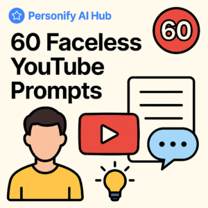 60 faceless youtube prompts